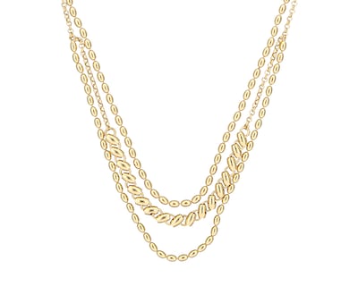 Foto 2 | Collar Nine West Dorado 3 Niveles