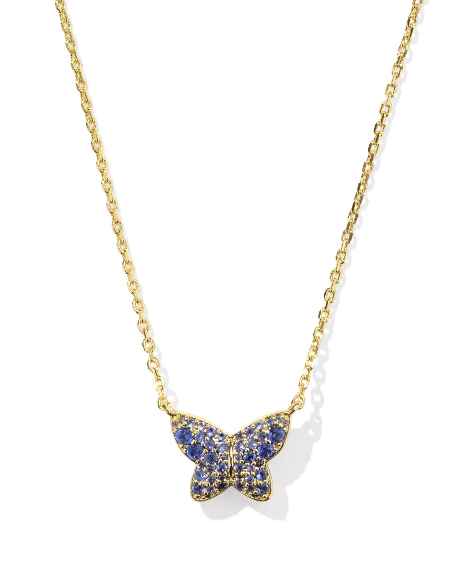 Foto 2 | Collar Kendra Scott Lillia con Colgante de Cristal Azul - Venta Internacional