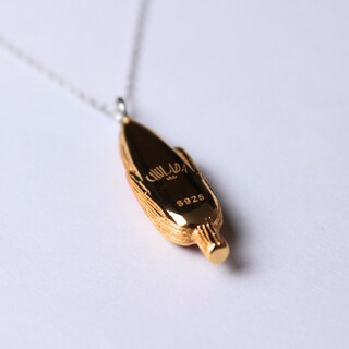 Foto 4 | Collar Mazorca De Plata .925 Con Cadena De Plata Ajustable