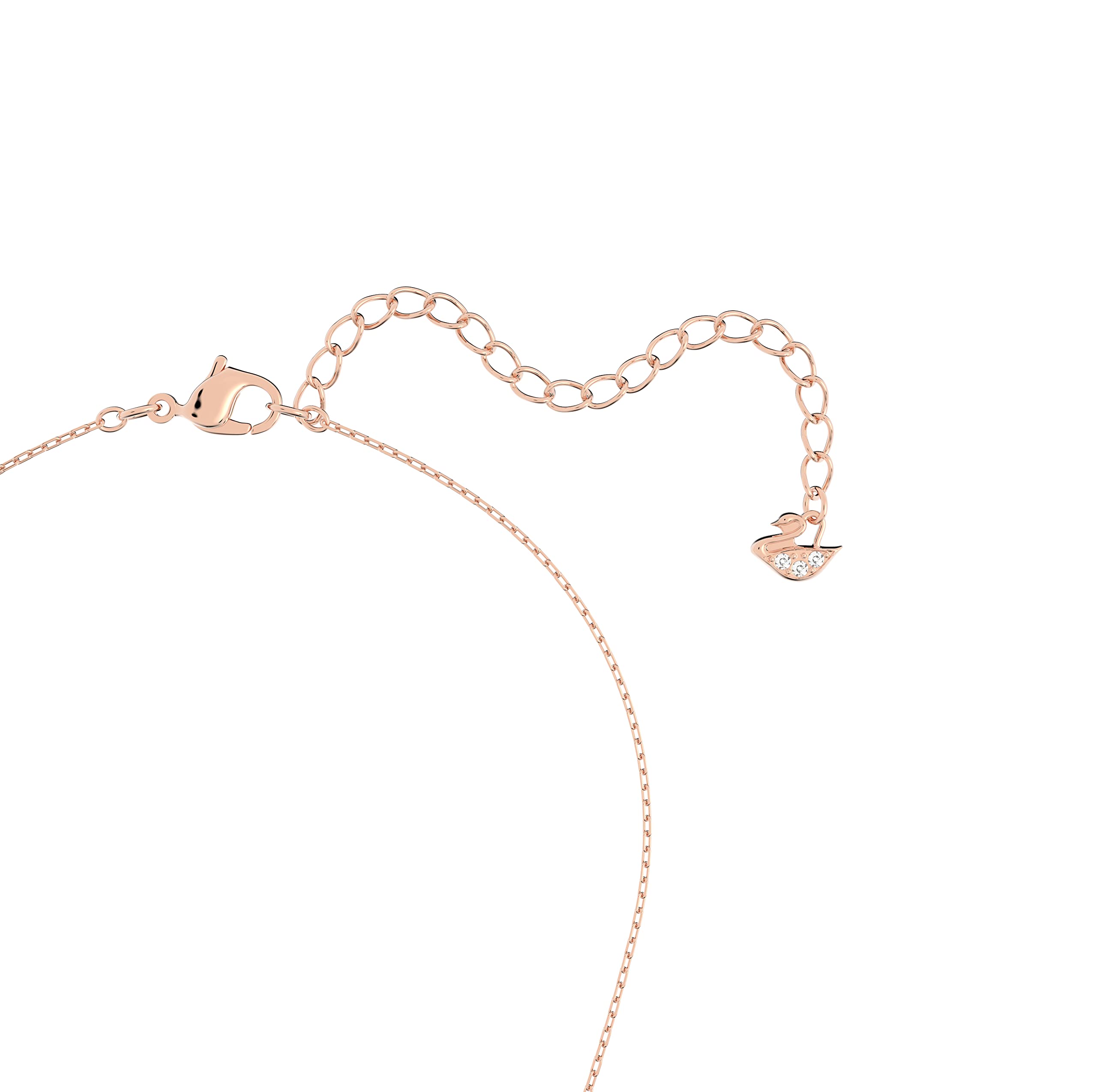 Foto 2 | Collar Con Colgante De Hipérbola De Swarovski Con Pavé De Cristal Transparente - Venta Internacional.