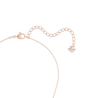 Foto 2 | Collar Con Colgante De Hipérbola De Swarovski Con Pavé De Cristal Transparente - Venta Internacional.