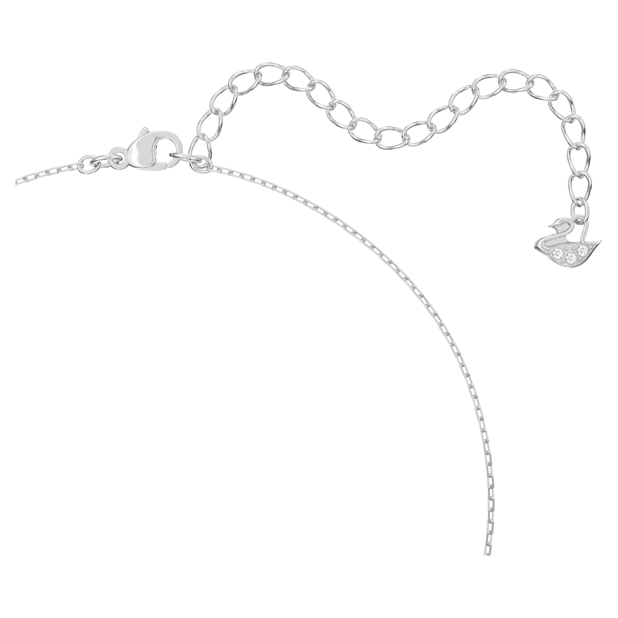 Foto 4 pulgar | Collar Swarovski Attract Con Acabado De Rodio Blanco Para Mujer - Venta Internacional.