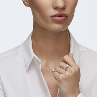 Foto 4 | Collar Swarovski Stilla Attract Con Cristal Transparente De Talla Redonda - Venta Internacional.