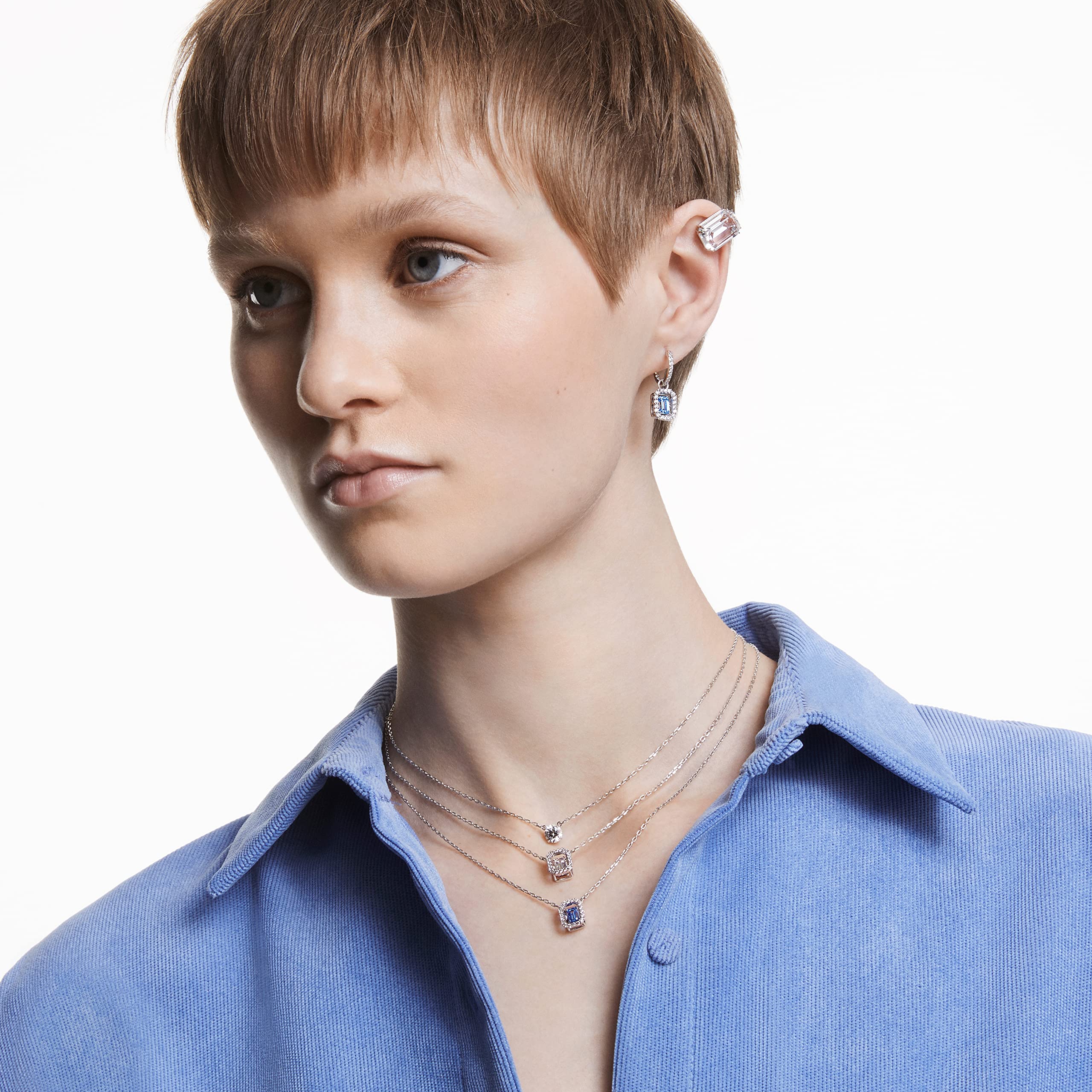 Foto 6 pulgar | Collar Swarovski Stilla Attract Con Cristal Transparente De Talla Redonda - Venta Internacional.