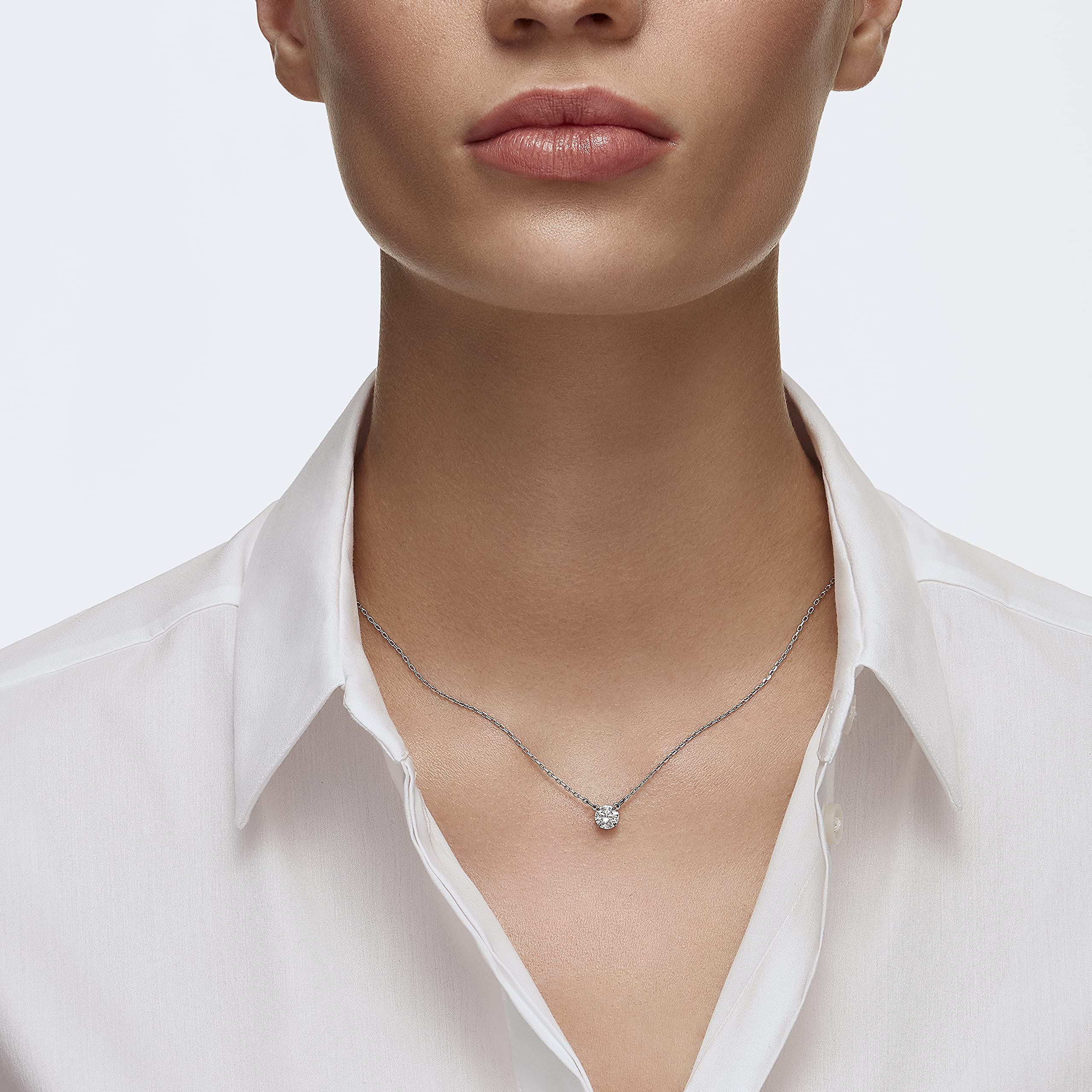 Foto 7 pulgar | Collar Swarovski Stilla Attract Con Cristal Transparente De Talla Redonda - Venta Internacional.