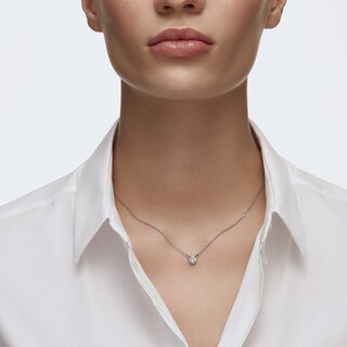 Foto 6 | Collar Swarovski Stilla Attract Con Cristal Transparente De Talla Redonda - Venta Internacional.