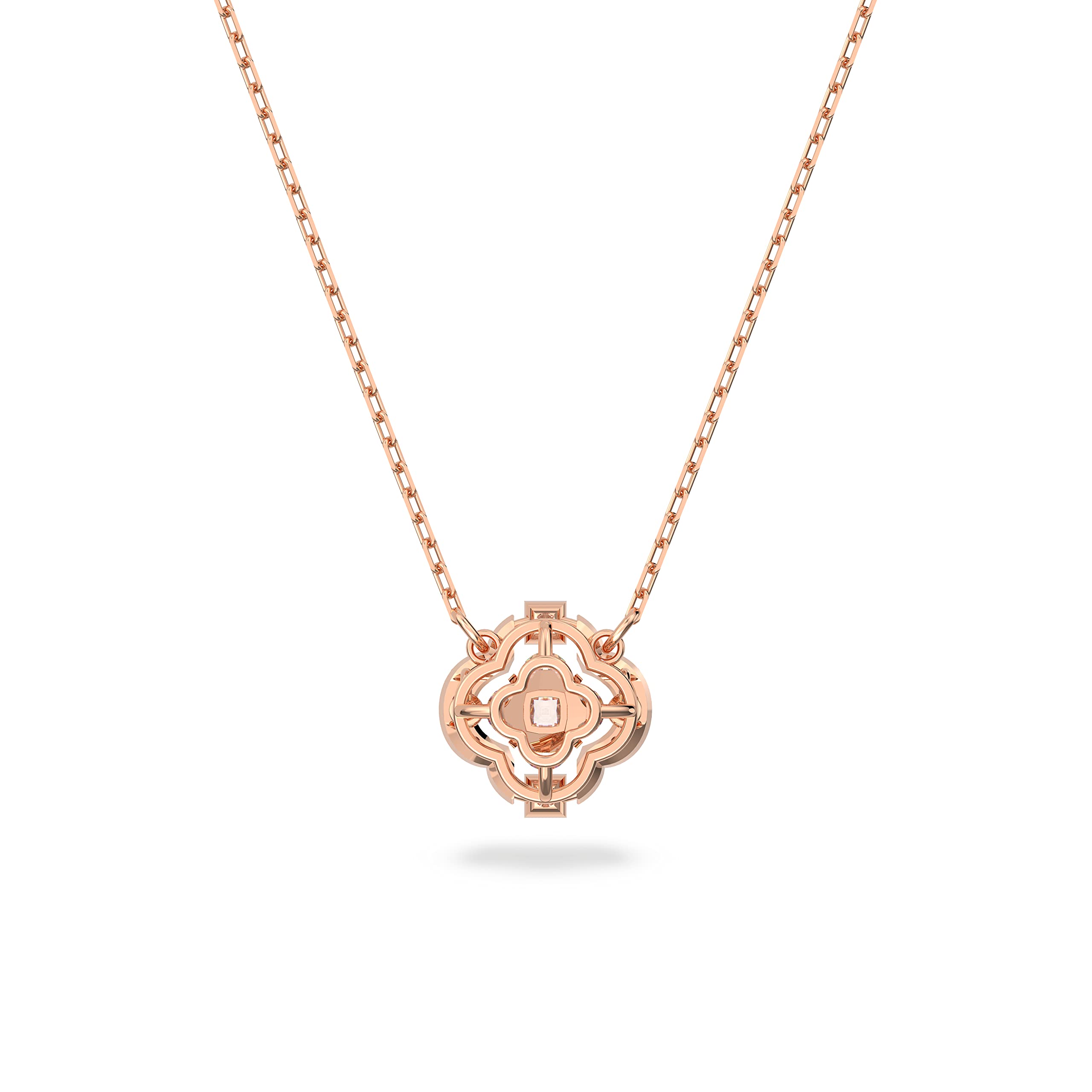 Foto 2 | Collar Swarovski Sparkling Dance Con Cristal Blanco Y Oro Rosa - Venta Internacional.