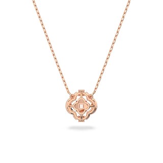 Foto 2 | Collar Swarovski Sparkling Dance Con Cristal Blanco Y Oro Rosa - Venta Internacional.