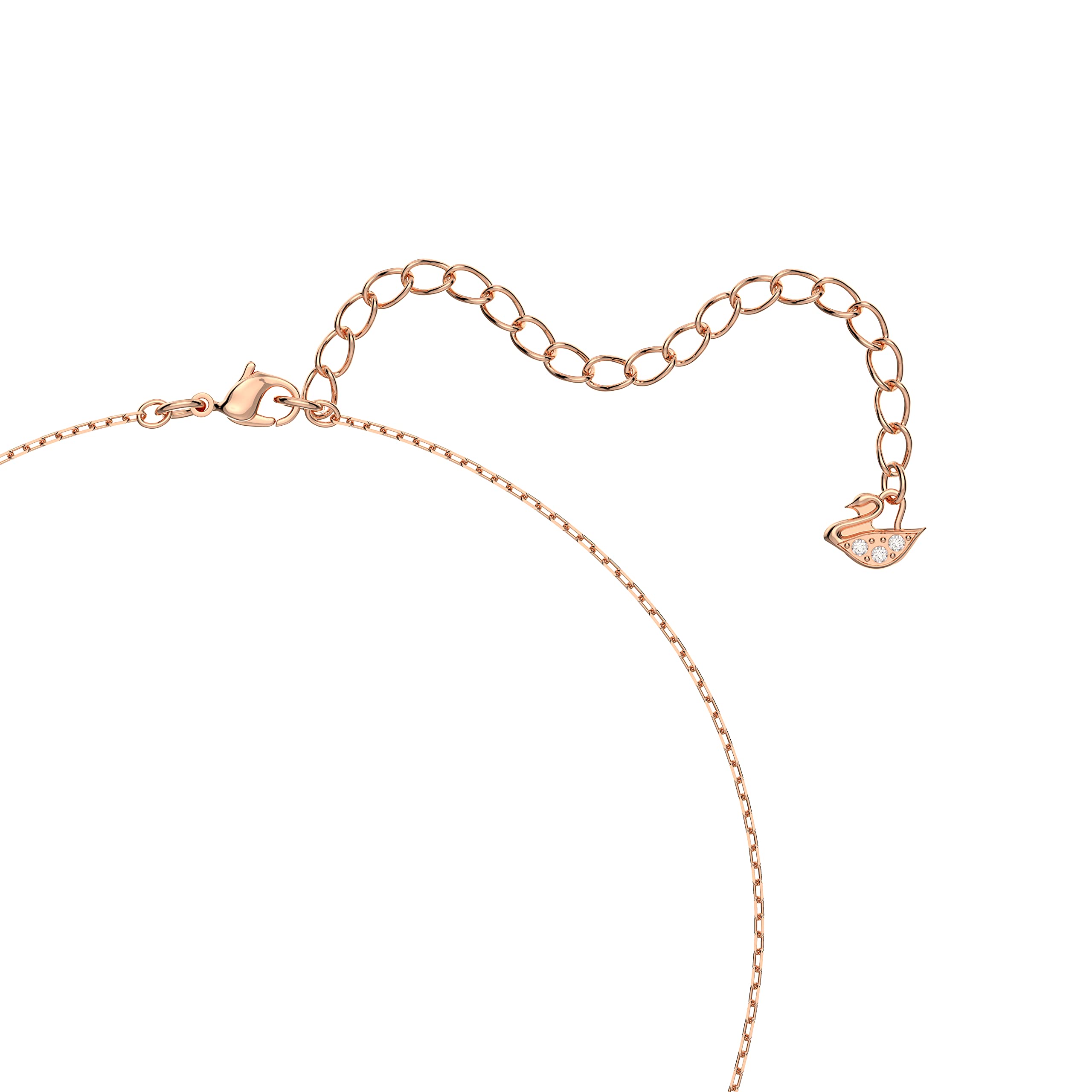 Foto 6 pulgar | Collar Swarovski Sparkling Dance Con Cristal Blanco Y Oro Rosa - Venta Internacional.