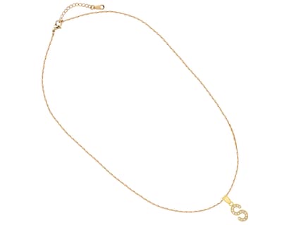 Foto 2 | Gargantilla Inicial ''s'' 45cm De Chapa De Oro 18k Ch100