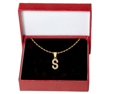 Foto 5 | Gargantilla Inicial ''s'' 45cm De Chapa De Oro 18k Ch100