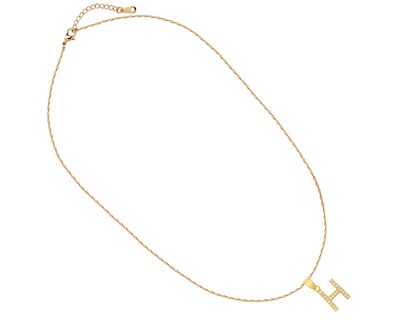 Foto 2 | Gargantilla Inicial ''h'' 45cm De Chapa De Oro 18k Ch90