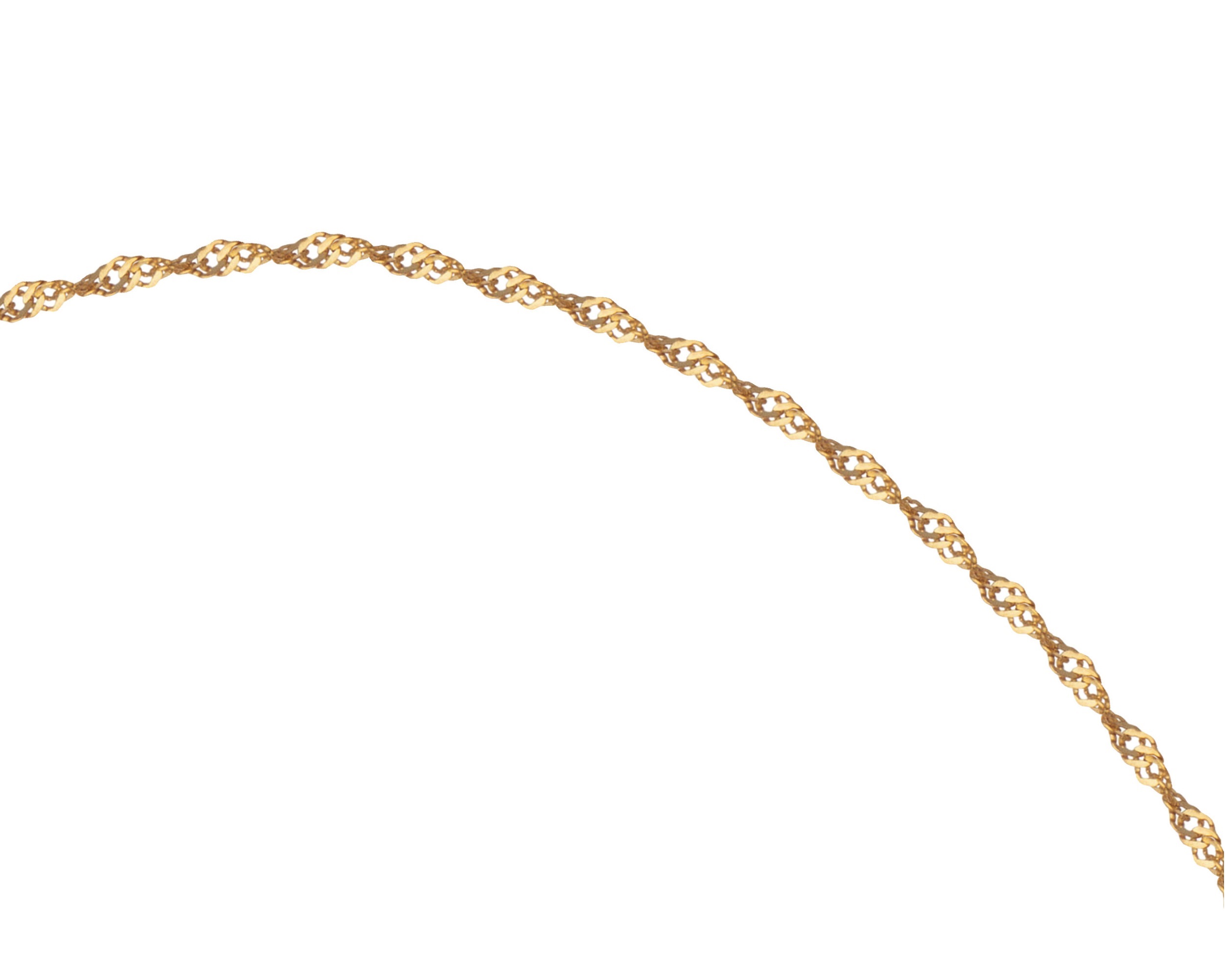 Foto 4 pulgar | Gargantilla Inicial ''d'' 45cm De Chapa De Oro 18k Ch86