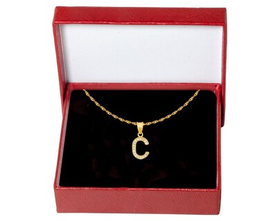 Foto 5 | Gargantilla Inicial ''c'' 45cm De Chapa De Oro 18k Ch85