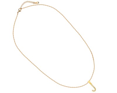 Foto 2 | Gargantilla Inicial ''j'' 45cm De Chapa De Oro 18k Ch92