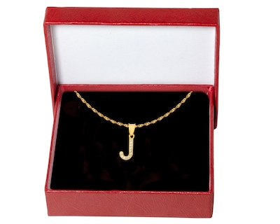 Foto 5 | Gargantilla Inicial ''j'' 45cm De Chapa De Oro 18k Ch92