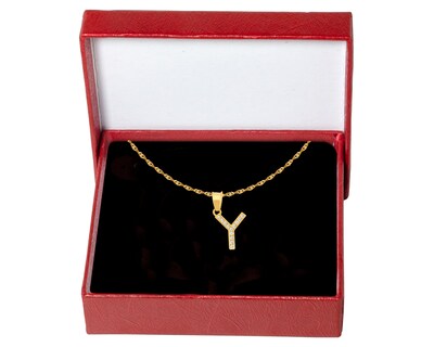 Foto 5 | Gargantilla Inicial ''y'' 45cm De Chapa De Oro 18k Ch105