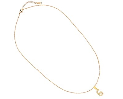 Foto 2 | Gargantilla Inicial ''g'' 45cm De Chapa De Oro 18k Ch89