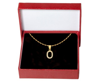 Foto 5 | Gargantilla Inicial ''o'' 45cm De Chapa De Oro 18k Ch97