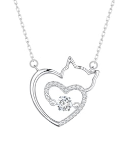 Foto 1 | Collar Con Dije De Gato Miow Kiki Collection De Plata P 925