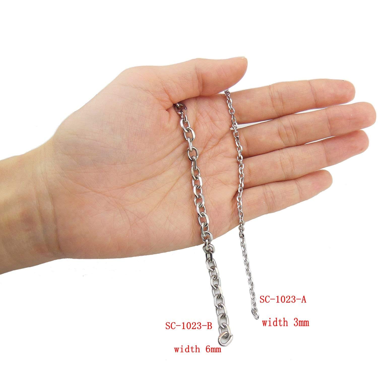 Foto 5 pulgar | Chain Findings Belle Sc-1023-a De Acero Inoxidable, 10 M - Venta Internacional.