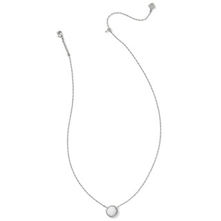 Foto 2 | Colgante De Voleibol De Kendra Scott Chapado En Rodio - Venta Internacional.