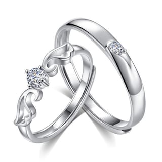 Foto 1 | Anillos Ajustables Para Parejas Love Illusions De Plata 925 - Venta Internacional.