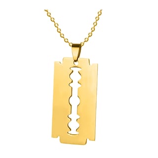 Foto 1 | Cadena Para Collares, Hojas De Afeitar Unisex, Acero Inoxidable, 45 Cm - Venta Internacional.