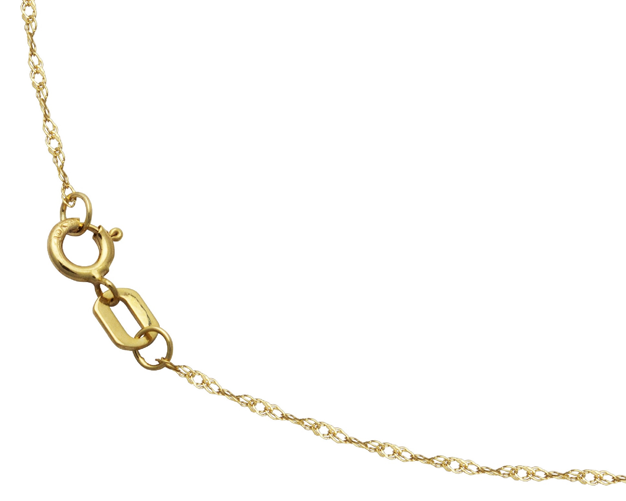 Foto 4 | Gargantilla Doble Corazon 45cm 10k Ci285
