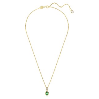 Foto 2 | Colgante Swarovski Chroma De Cristal Verde En Tono Dorado - Venta Internacional.