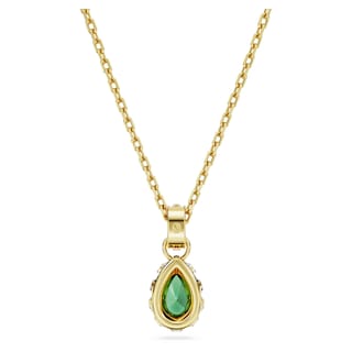 Foto 4 | Colgante Swarovski Chroma De Cristal Verde En Tono Dorado - Venta Internacional.