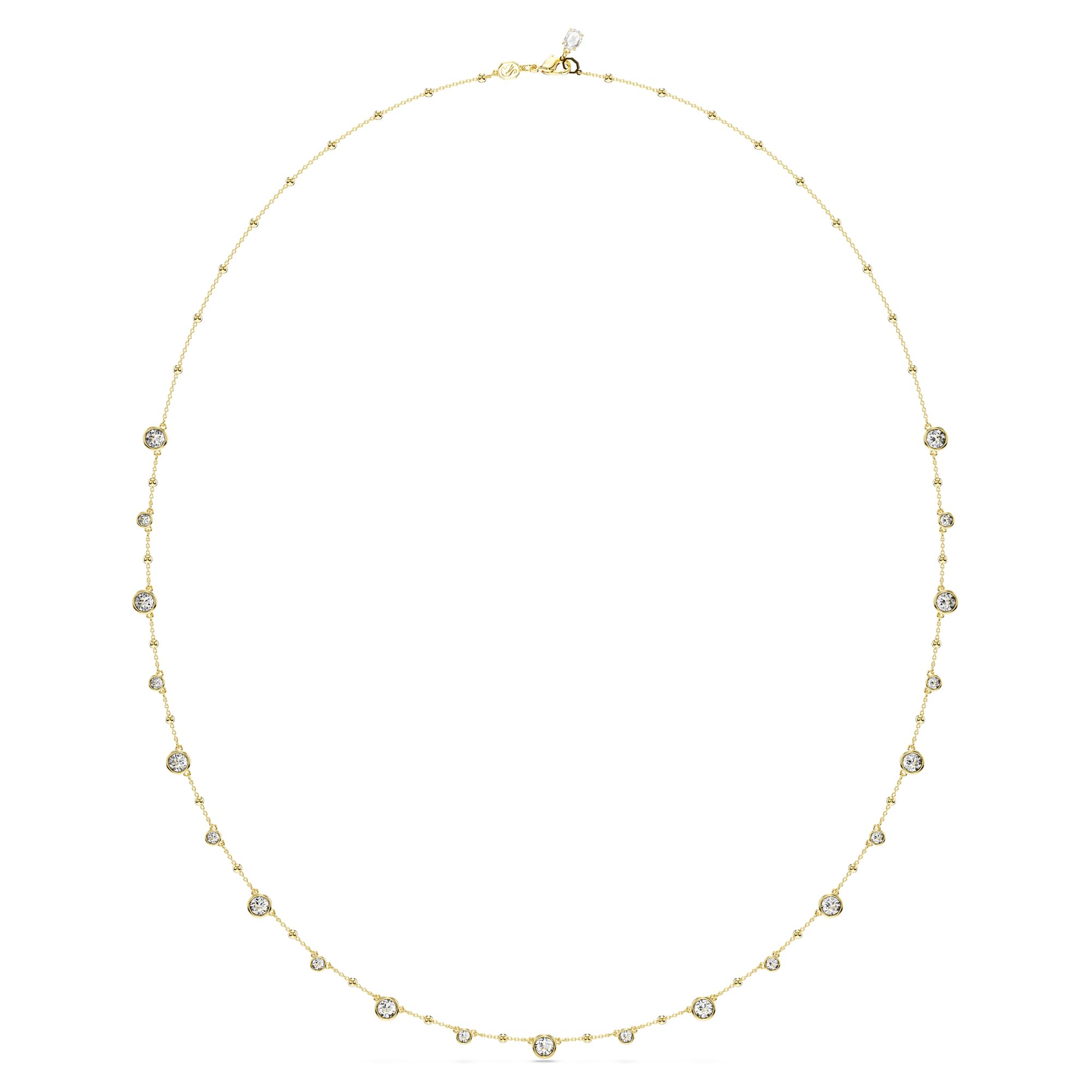 Foto 2 | Collar Swarovski Imber Strandage Con Cristales Transparentes En Tono Dorado - Venta Internacional.
