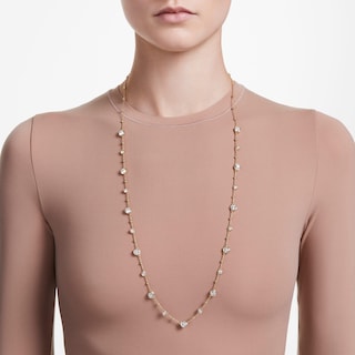 Foto 5 | Collar Swarovski Imber Strandage Con Cristales Transparentes En Tono Dorado - Venta Internacional.