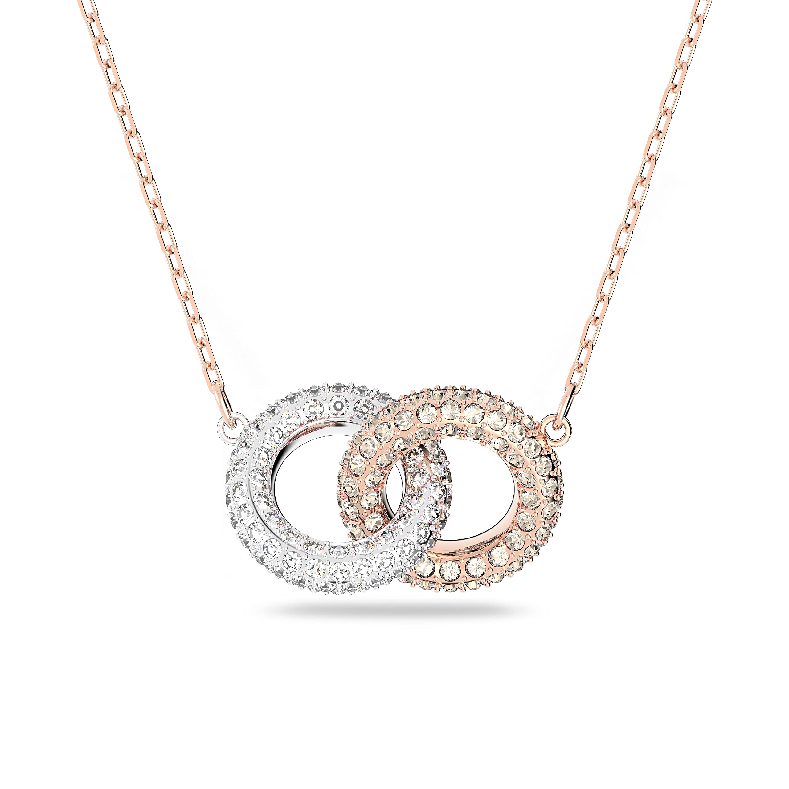 Foto 2 pulgar | Collar Swarovski Dextera Con Forma De Círculo Entrelazado Para Mujer - Venta Internacional.