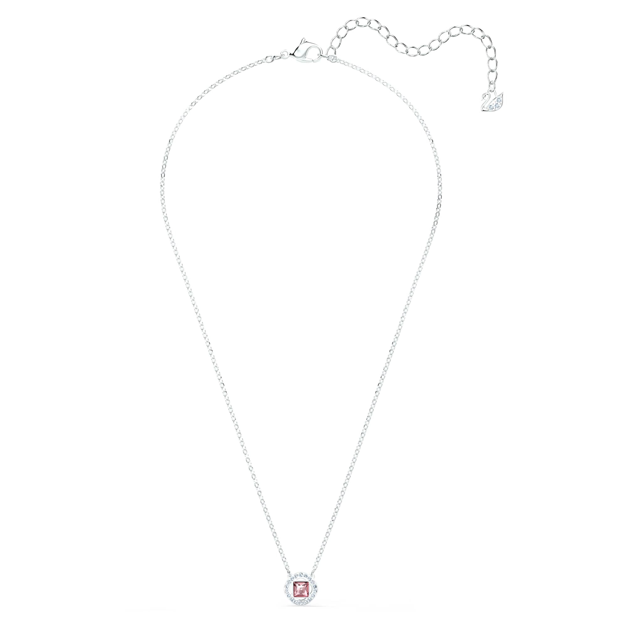 Foto 2 | Colgante Swarovski Una Angelic Con Cristales Rosas Y Transparentes - Venta Internacional.