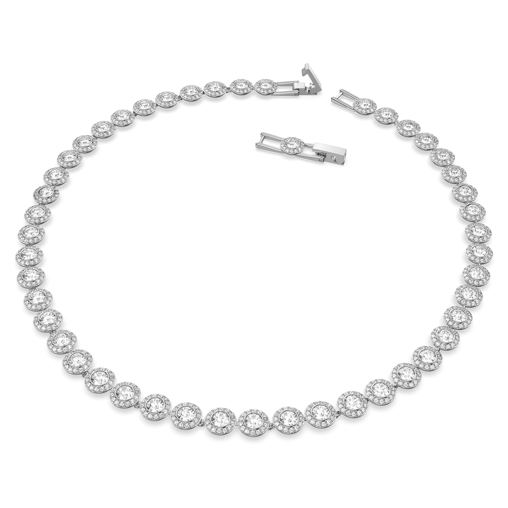 Foto 2 | Collar Swarovski Una Angelic Con Cristales Transparentes - Venta Internacional.