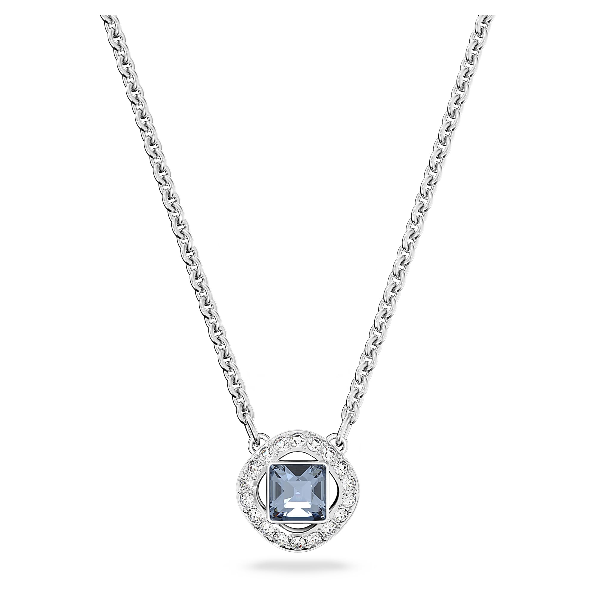 Foto 1 | Collar Swarovski Una Angelic Con Cristal Rodio Azul - Venta Internacional.