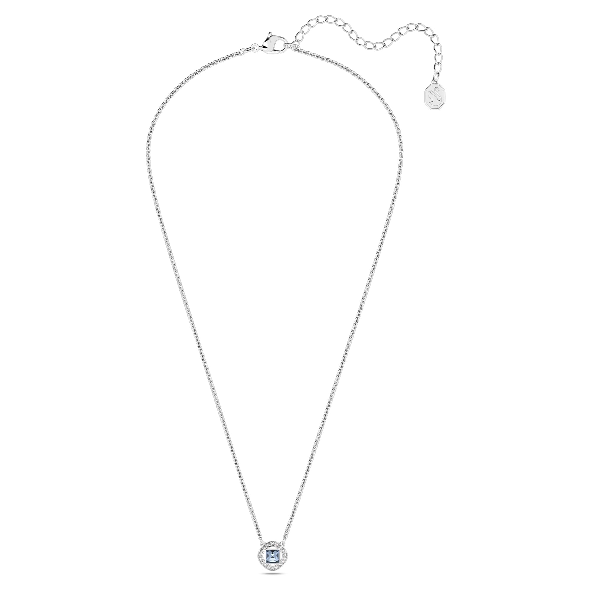 Foto 2 | Collar Swarovski Una Angelic Con Cristal Rodio Azul - Venta Internacional.