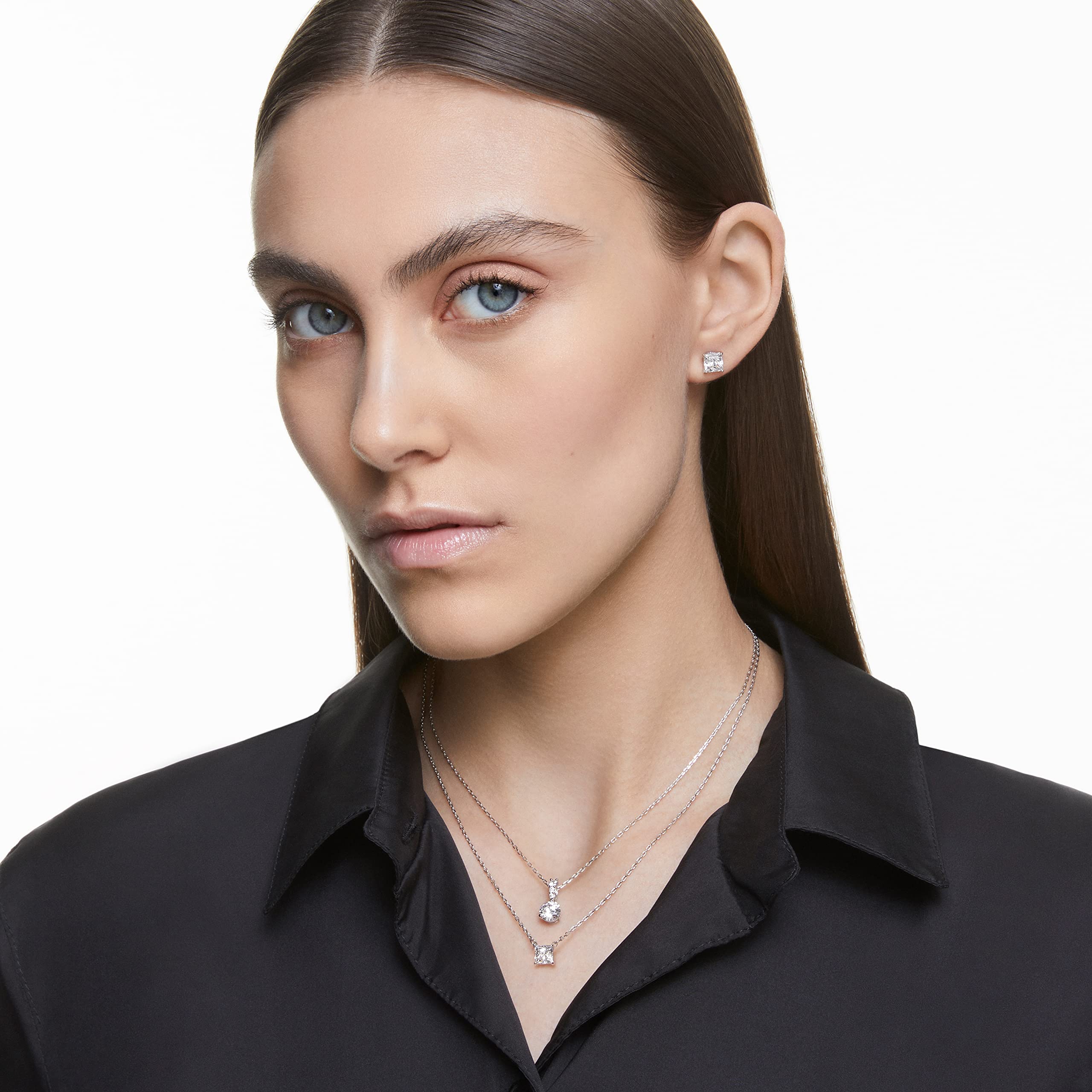 Foto 5 pulgar | Collar Swarovski Stilla Con Cristales Transparentes Para Mujer - Venta Internacional.