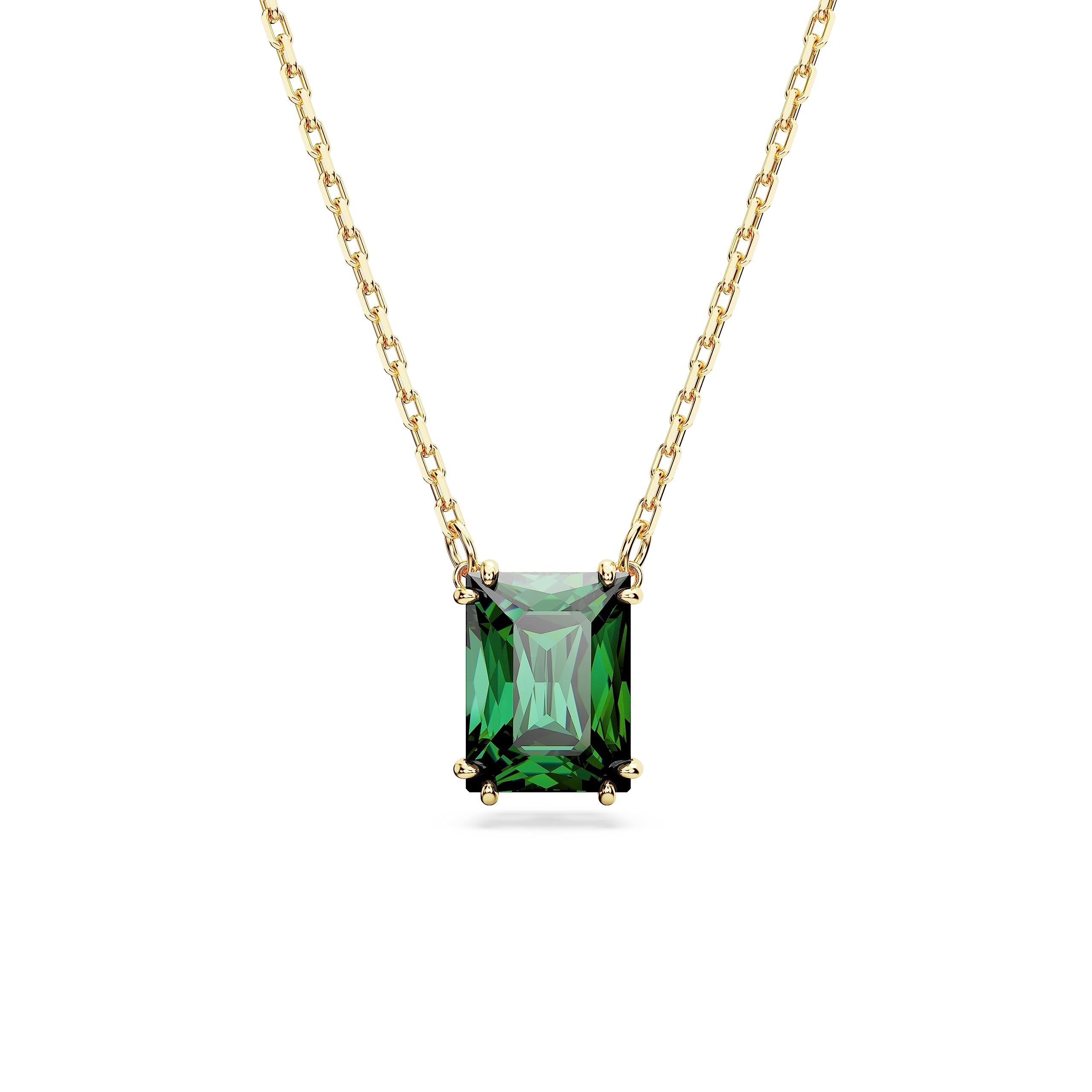 Foto 2 pulgar | Colgante Swarovski Stilla Con Piedra Verde En Tono Dorado - Venta Internacional.