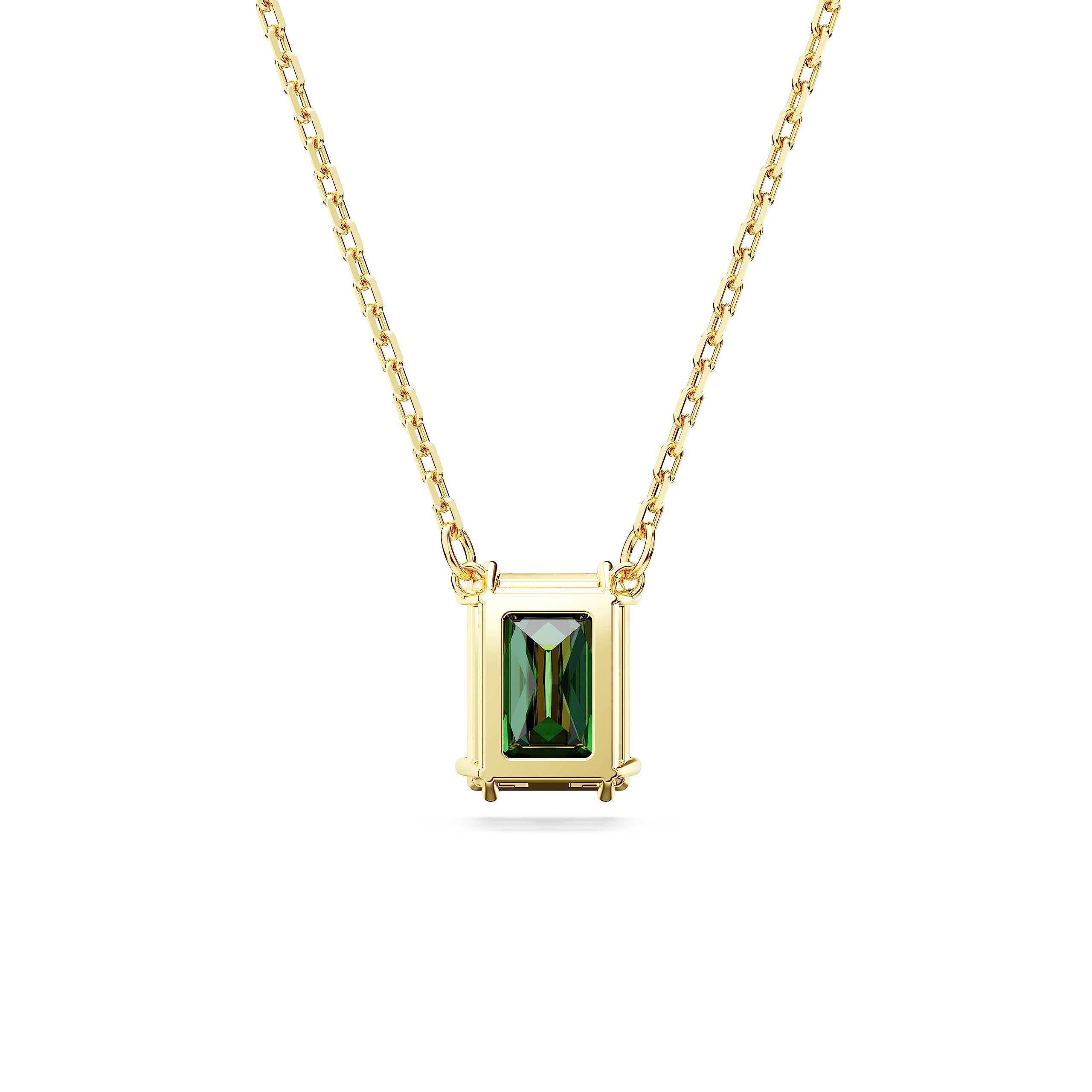 Foto 5 pulgar | Colgante Swarovski Stilla Con Piedra Verde En Tono Dorado - Venta Internacional.