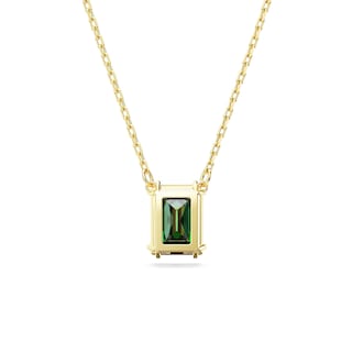 Foto 4 | Colgante Swarovski Stilla Con Piedra Verde En Tono Dorado - Venta Internacional.