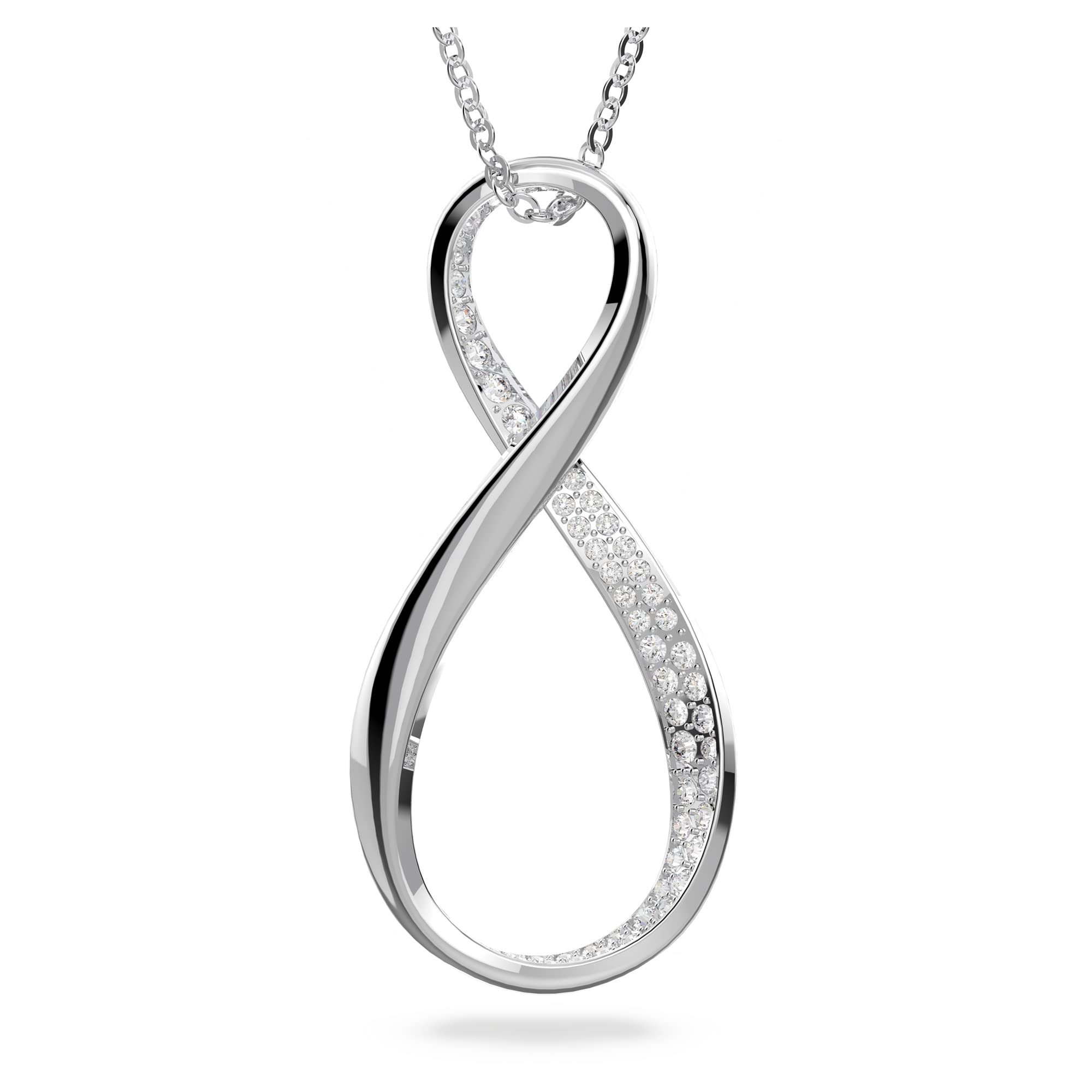 Foto 2 pulgar | Collar Swarovski Exist Con Colgante Infinito En Rodio Blanco - Venta Internacional.