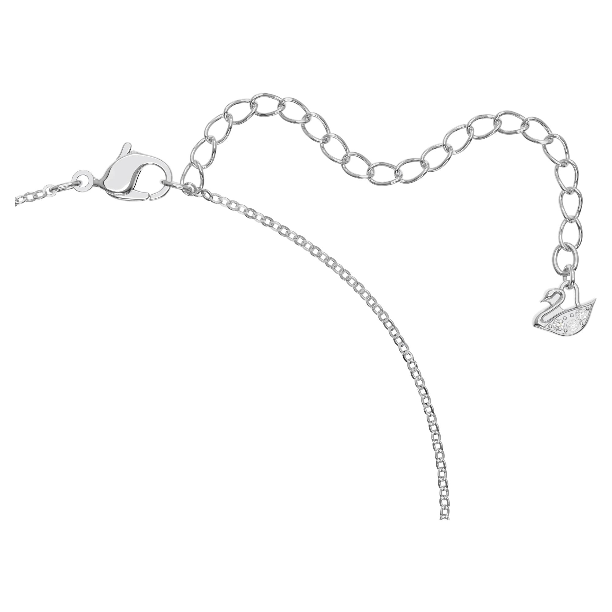 Foto 4 pulgar | Collar Swarovski Exist Con Colgante Infinito En Rodio Blanco - Venta Internacional.