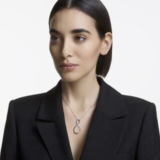 Foto 4 | Collar Swarovski Exist Con Colgante Infinito En Rodio Blanco - Venta Internacional.