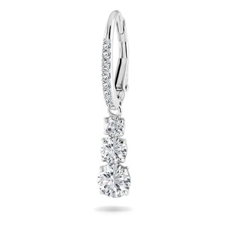 Foto 3 | Pendientes Swarovski Stilla Attract Trilogy Con Cristales Blancos - Venta Internacional.