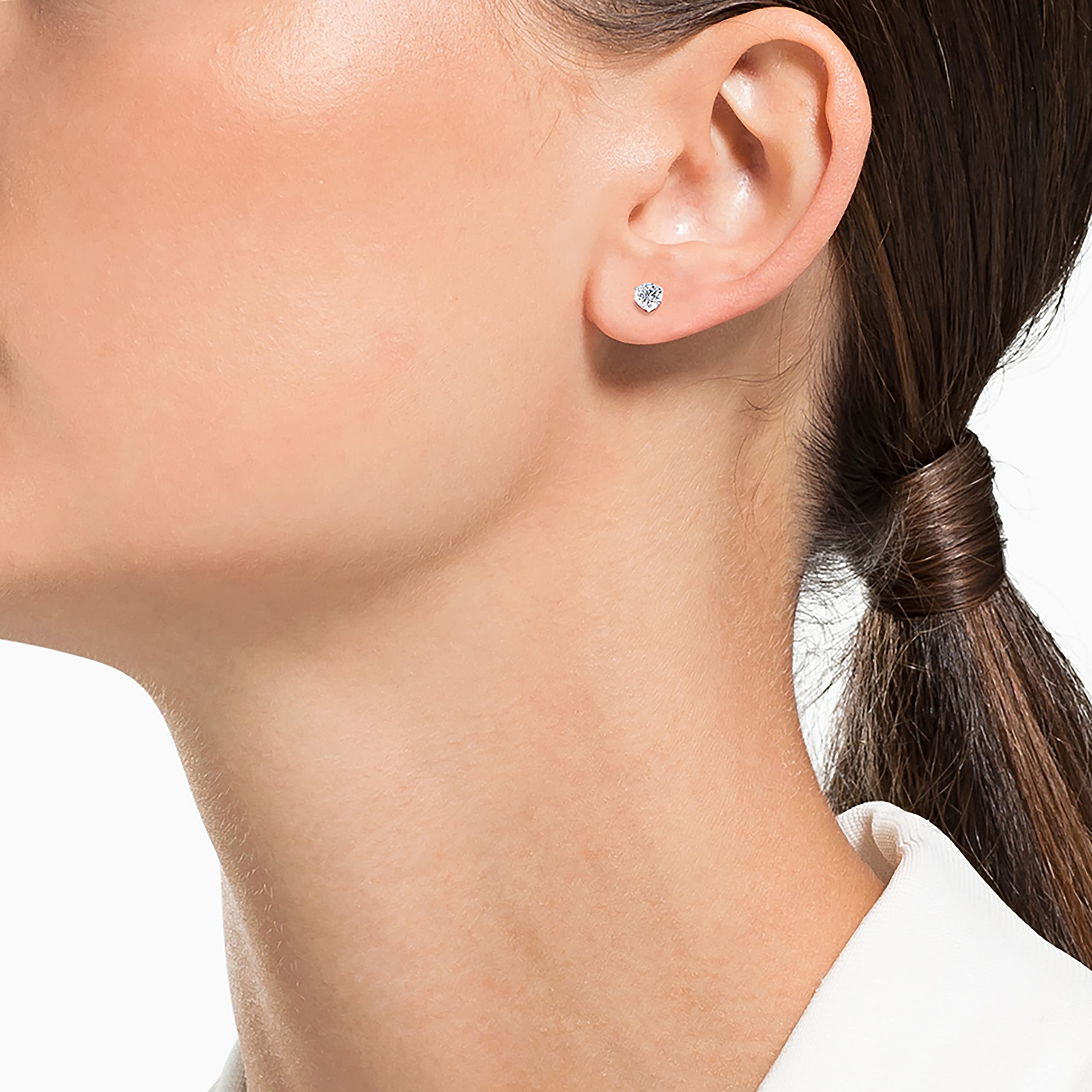 Foto 6 | Pendientes De La Colección Stella De Swarovski Con Cristales Transparentes - Venta Internacional.