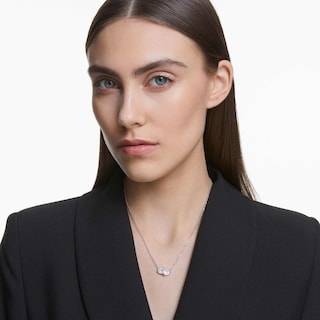 Foto 4 | Collar Swarovski Mesmera Con Cristales Transparentes En Forma De Corazón - Venta Internacional.