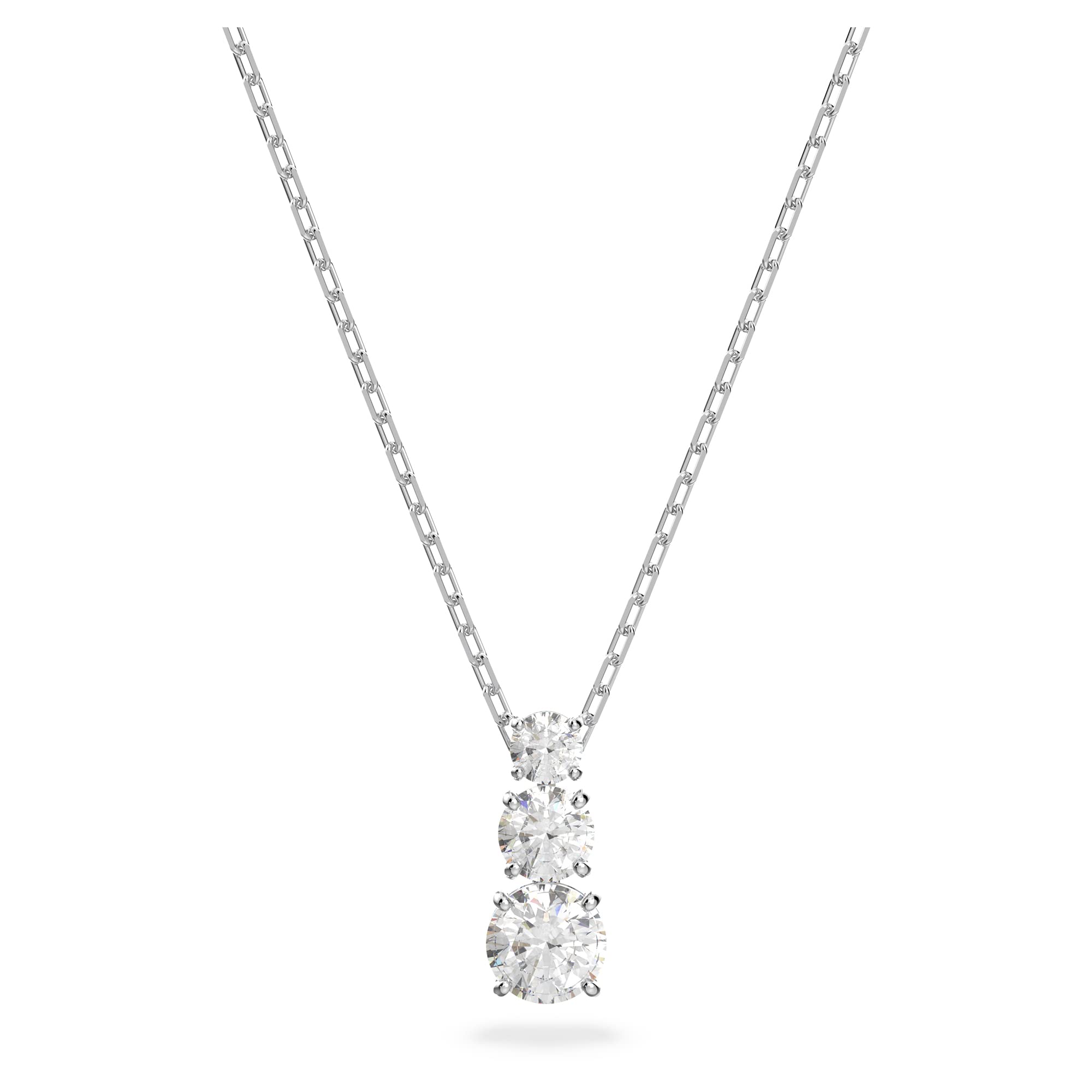 Foto 2 pulgar | Collar Swarovski Stilla Attract Trilogy Con Cristal Blanco - Venta Internacional.
