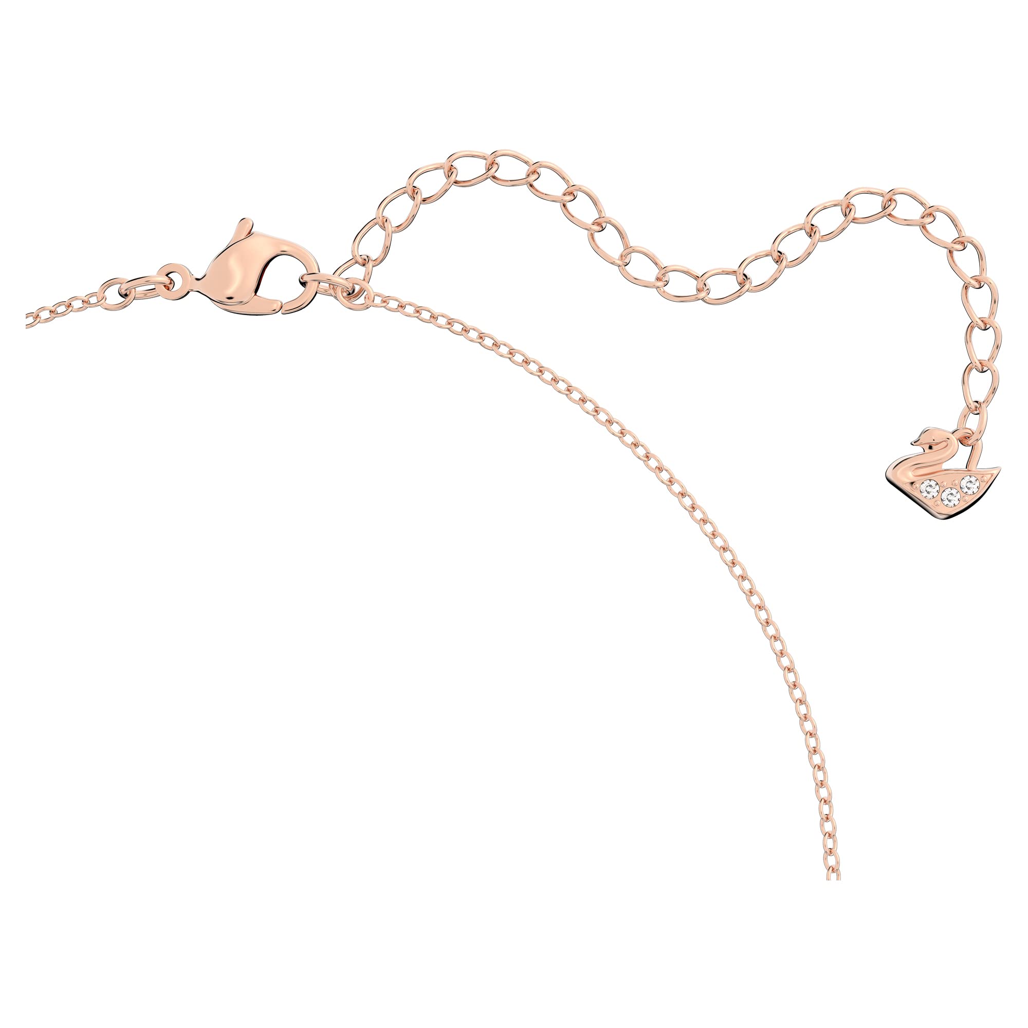 Foto 4 pulgar | Collar Lilia De Swarovski, Collar En Y Con Motivos De Mariposas Rosas - Venta Internacional.